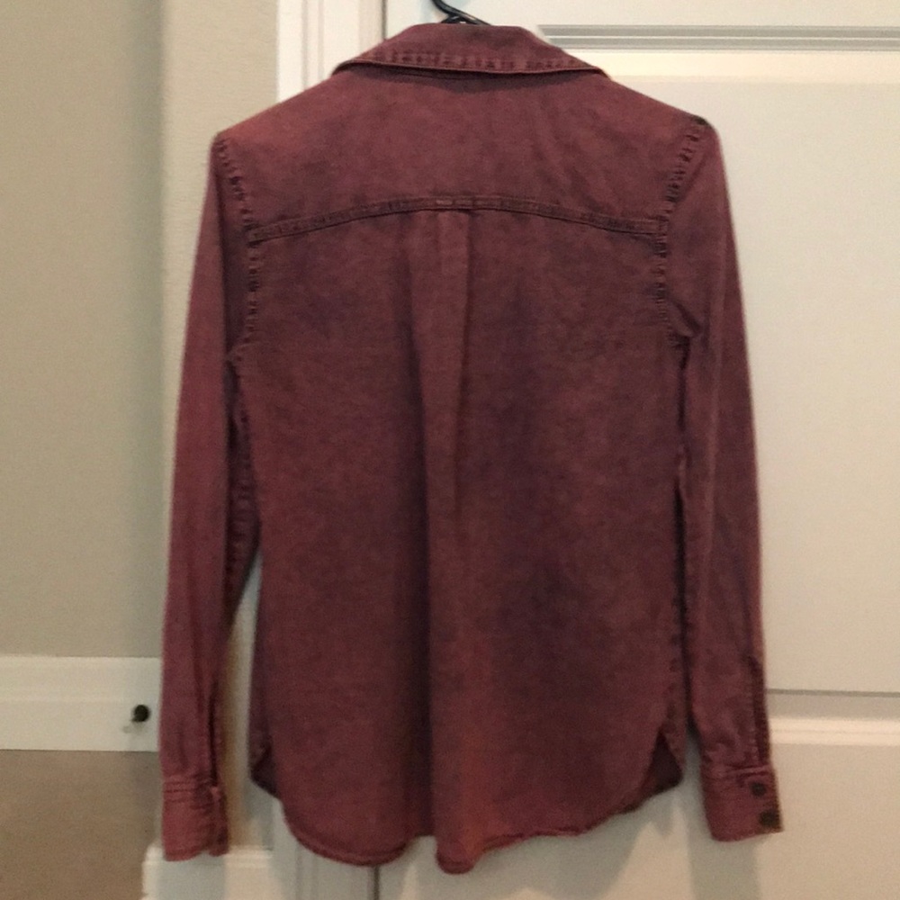 Pink Button-Up - Picture 2 of 2
